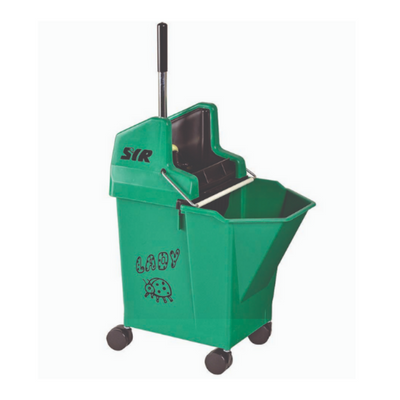 SYR Green Mobile Mop Bucket & Wringer