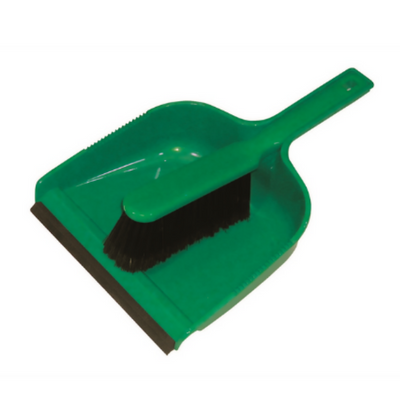 Green Soft Dustpan & Brush Set