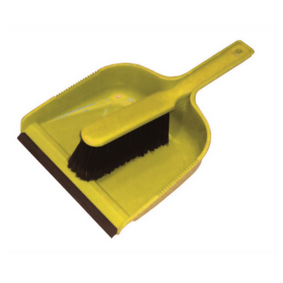 Yellow Soft Dustpan & Brush Set