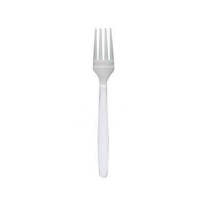 Plastic White Forks