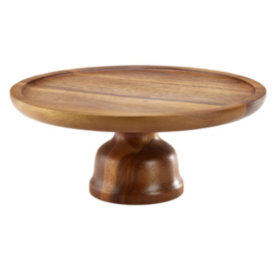 Acacia Wooden Cake Stand